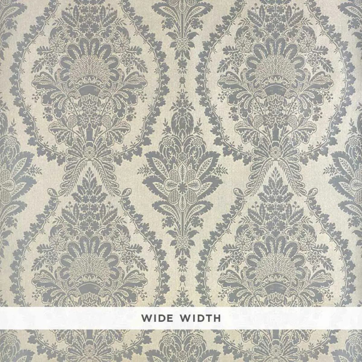 INCANDESCENCE DAMASK_ BURNISHED SILVER