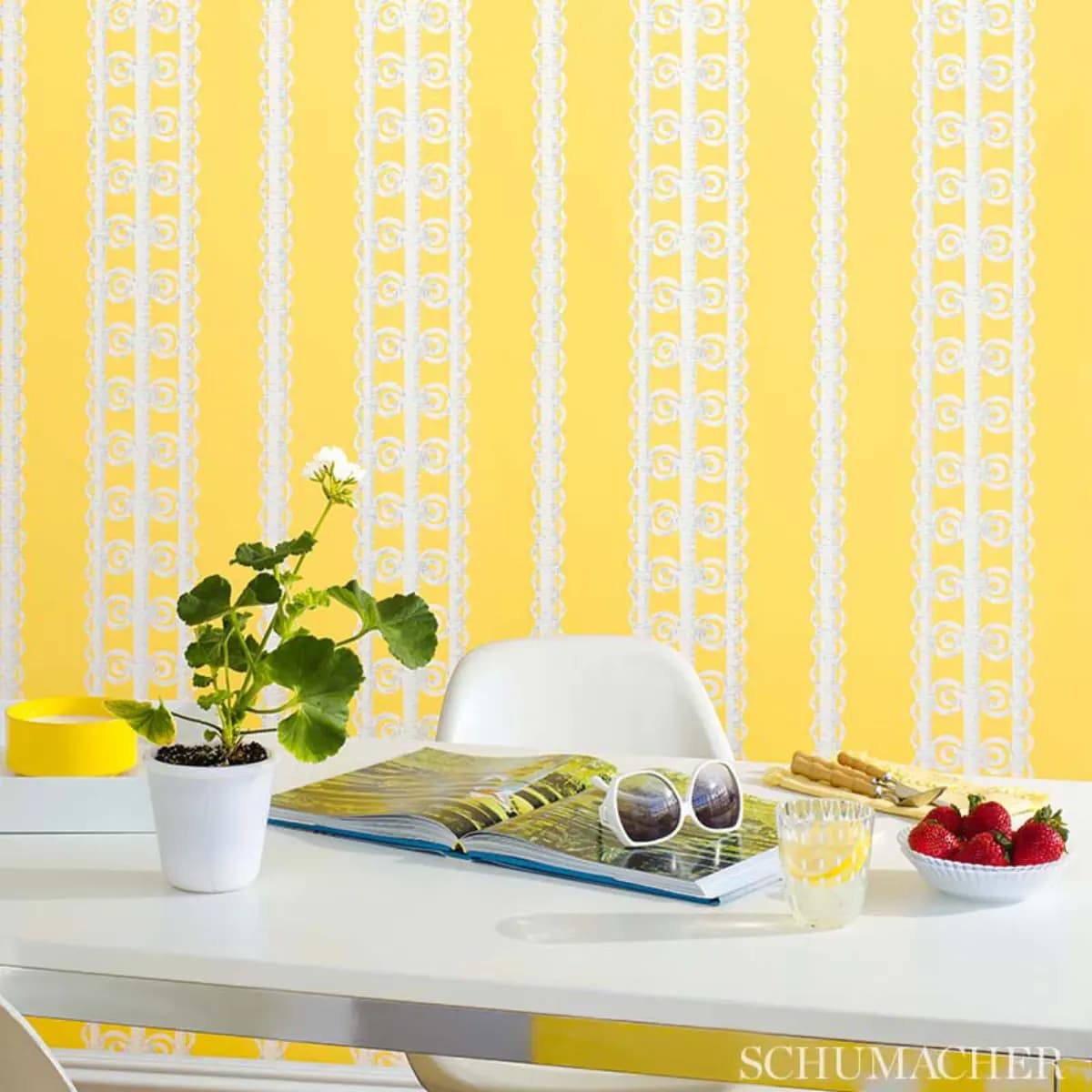 WICKER STRIPE_ FRANGIPANI