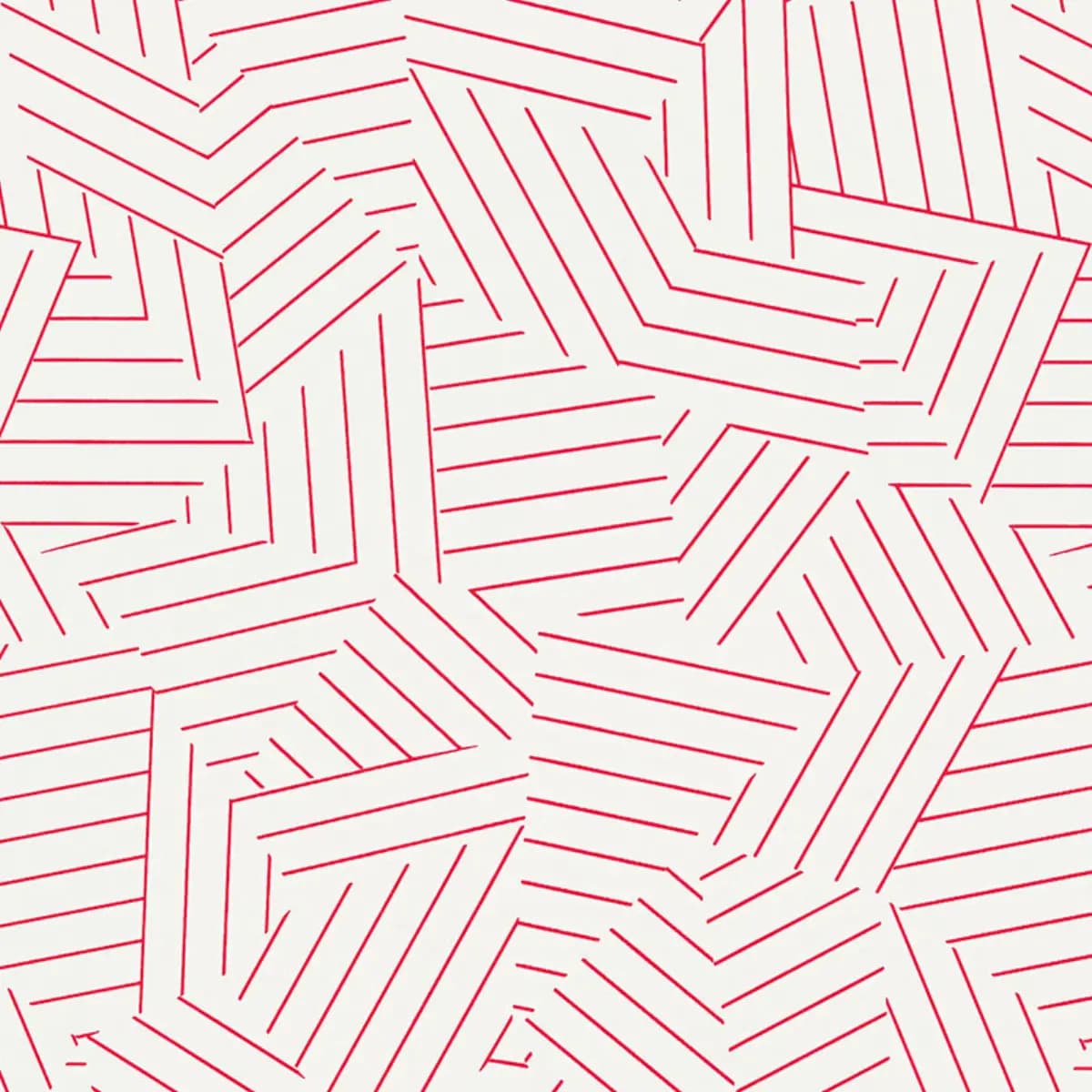 DECONSTRUCTED STRIPE_ RED