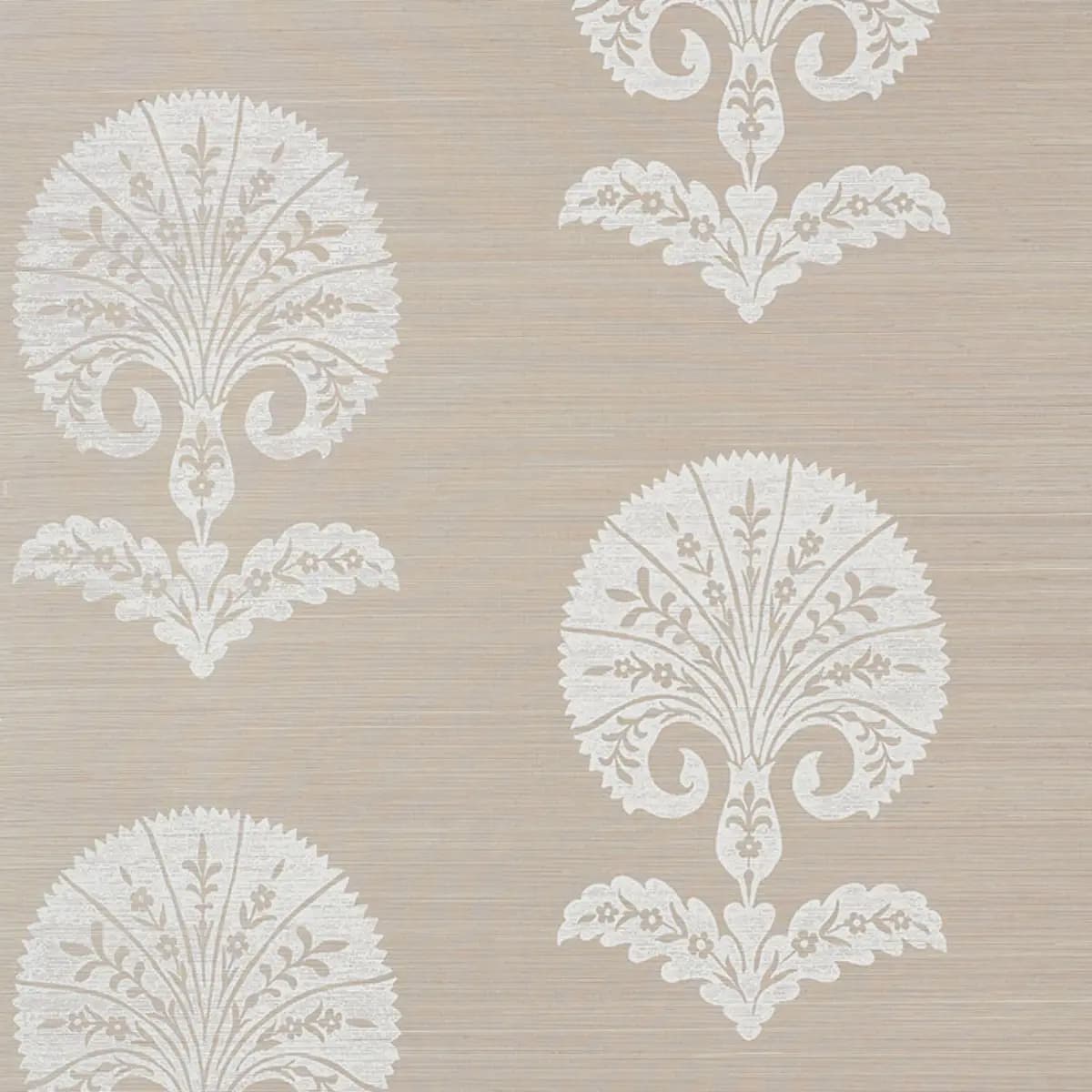 OTTOMAN FLOWER SISAL_ FOG