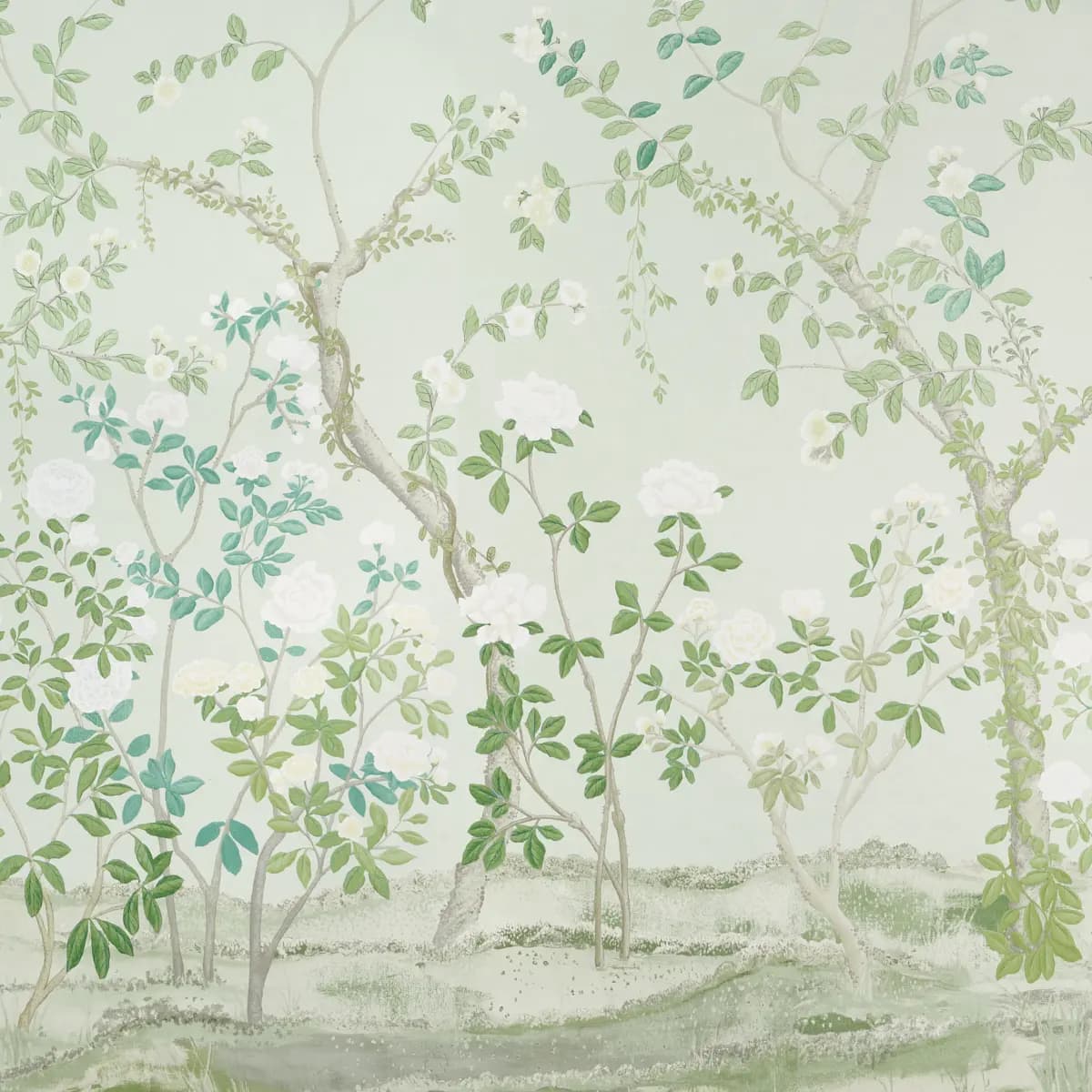 MADAME DE POMPADOUR PANEL SET_ GREEN