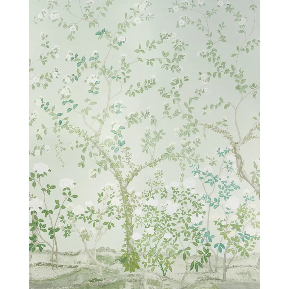 MADAME DE POMPADOUR PANEL SET_ GREEN