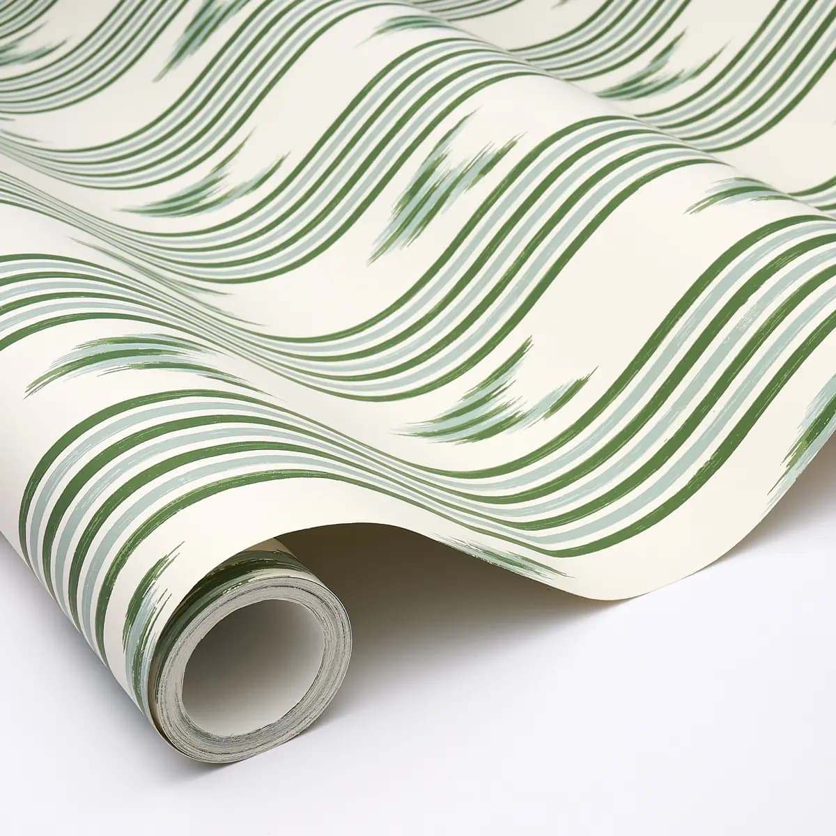 SANTA BARBARA IKAT_ LEAF GREEN