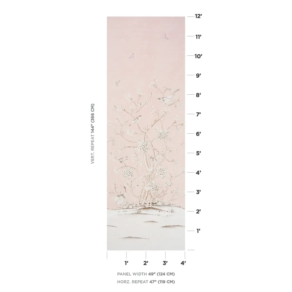 CHINOIS PALAIS VINYL PANEL_ BLUSH