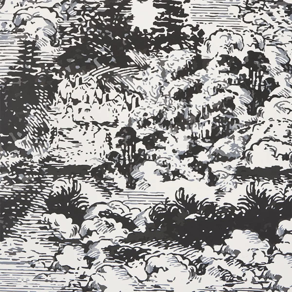 Modern Toile_ BLACK