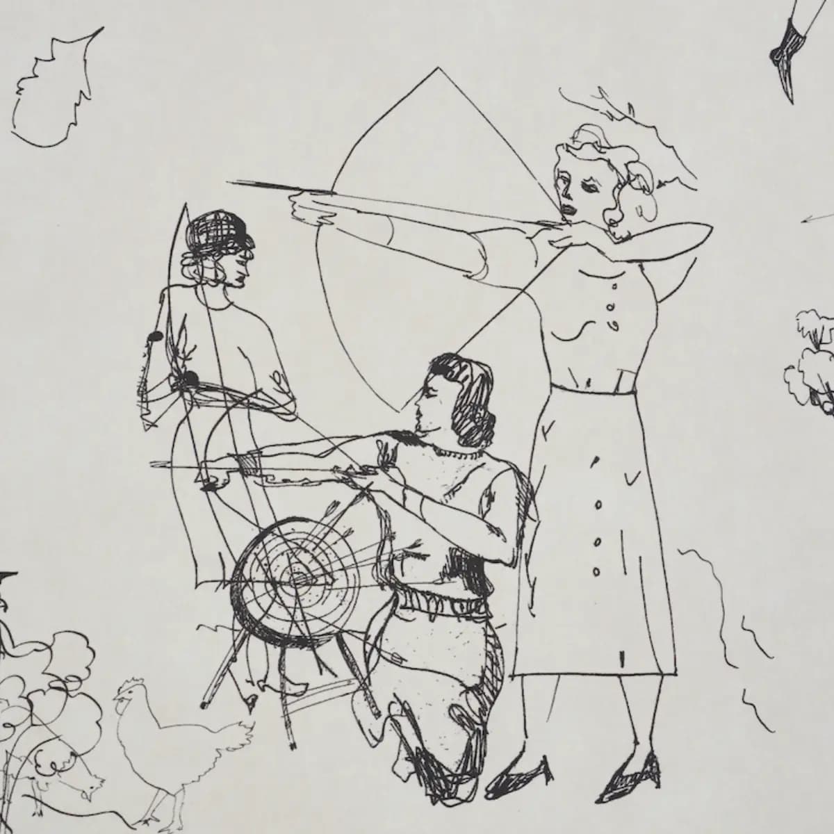 TOILE DE FEMMES_ PARCHMENT