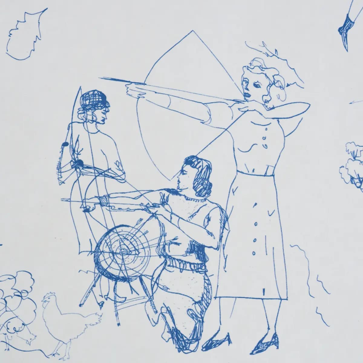TOILE DE FEMMES_ INDIGO