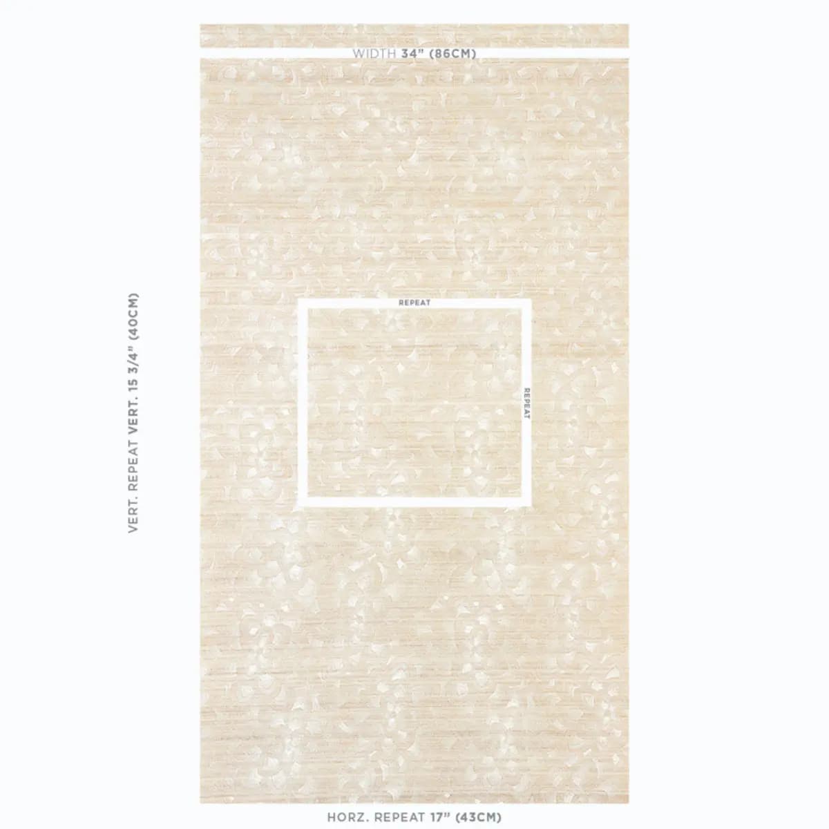 LOTUS EMBROIDERY SISAL_ IVORY