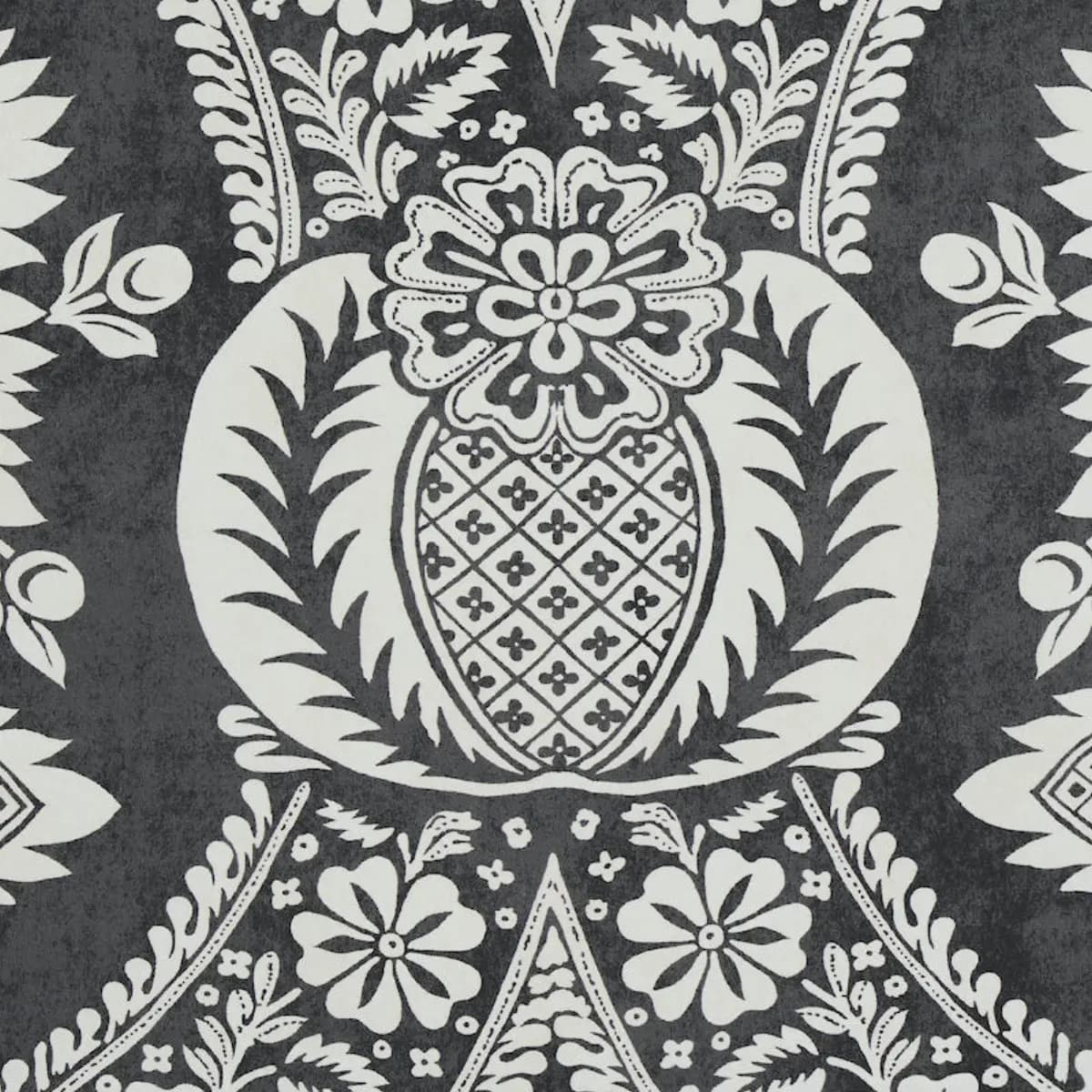 VILLANDRY DAMASK PRINT_ BLACK