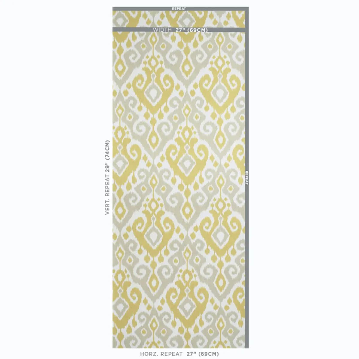 DEDRA DAMASK_ YELLOW & STONE