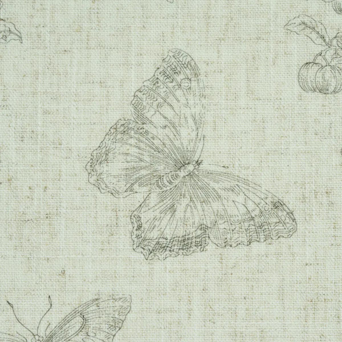 BAUDIN BUTTERFLY LINEN_ BLACK