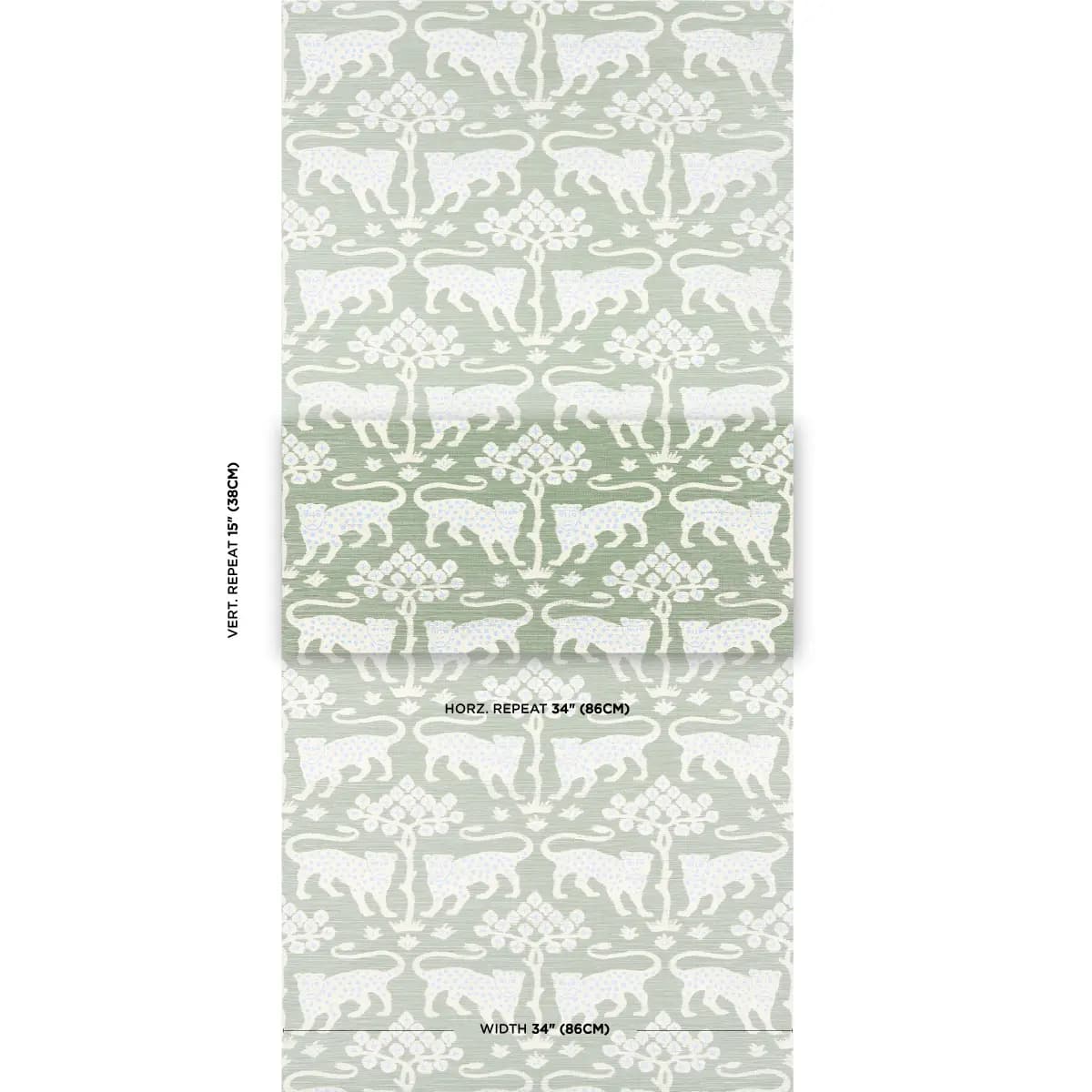 WOODLAND LEOPARD SISAL_ SEAGLASS