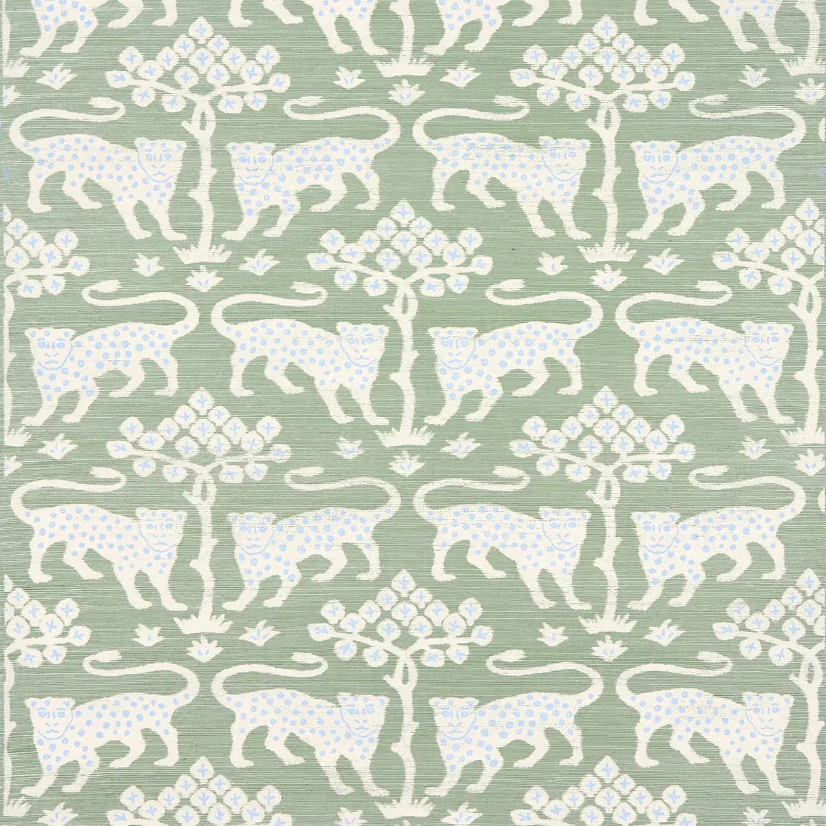 WOODLAND LEOPARD SISAL_ SEAGLASS