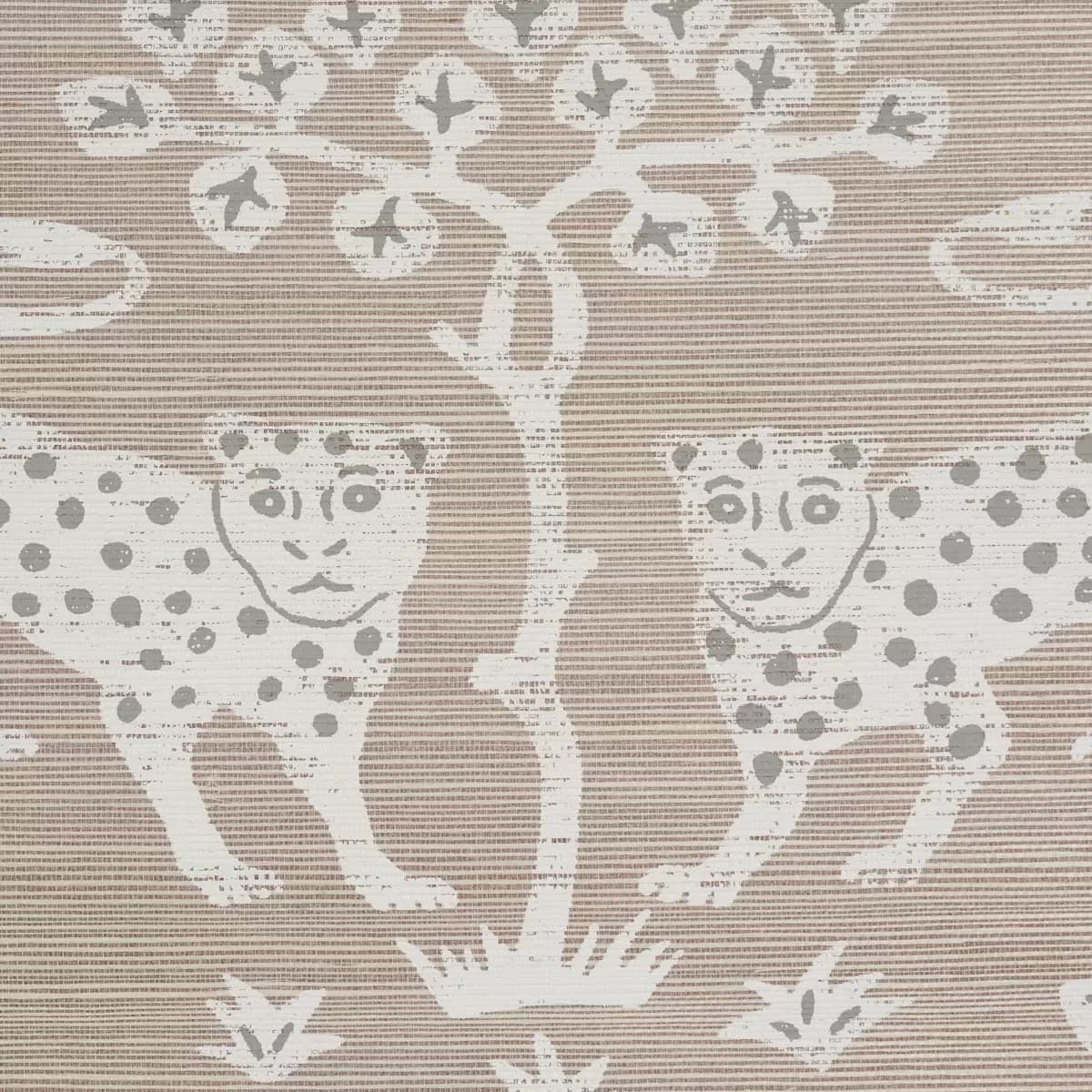 WOODLAND LEOPARD SISAL_ SILVER