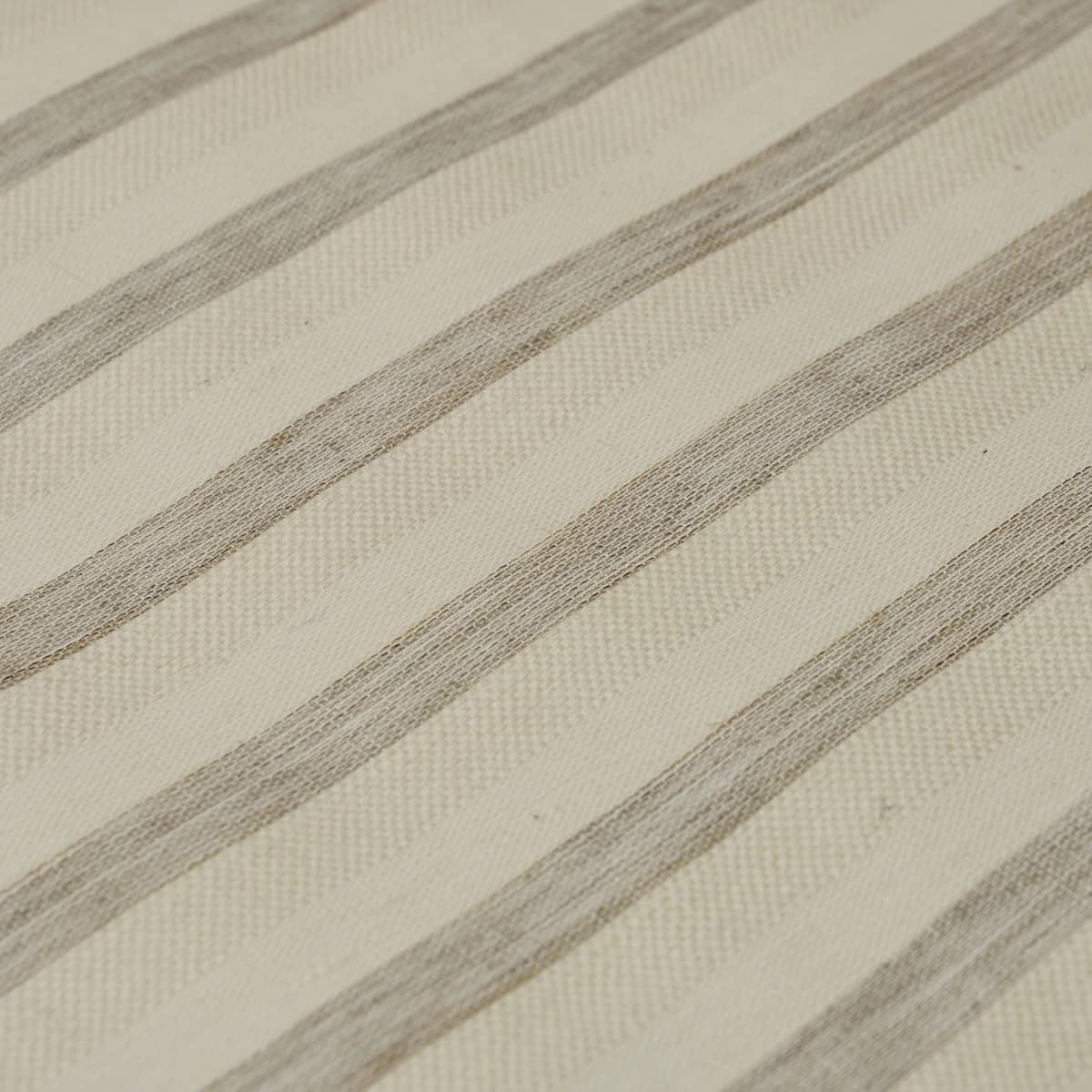 TEXTURED LINEN STRIPE_ WHITE