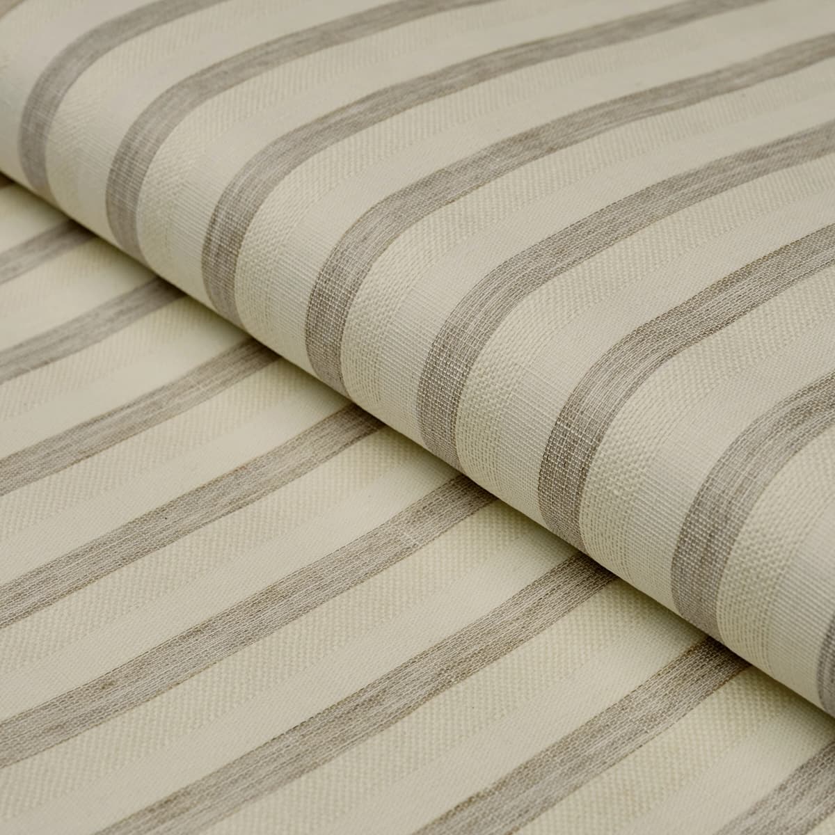 TEXTURED LINEN STRIPE_ WHITE
