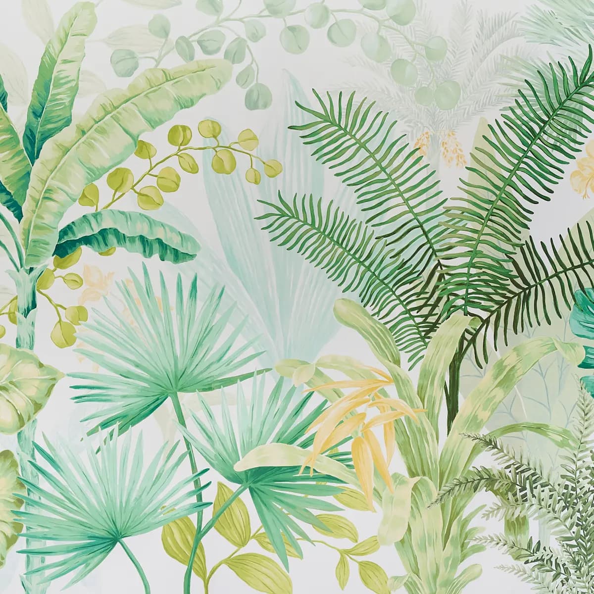 BIG TROPICAL PANEL SET_ GREEN