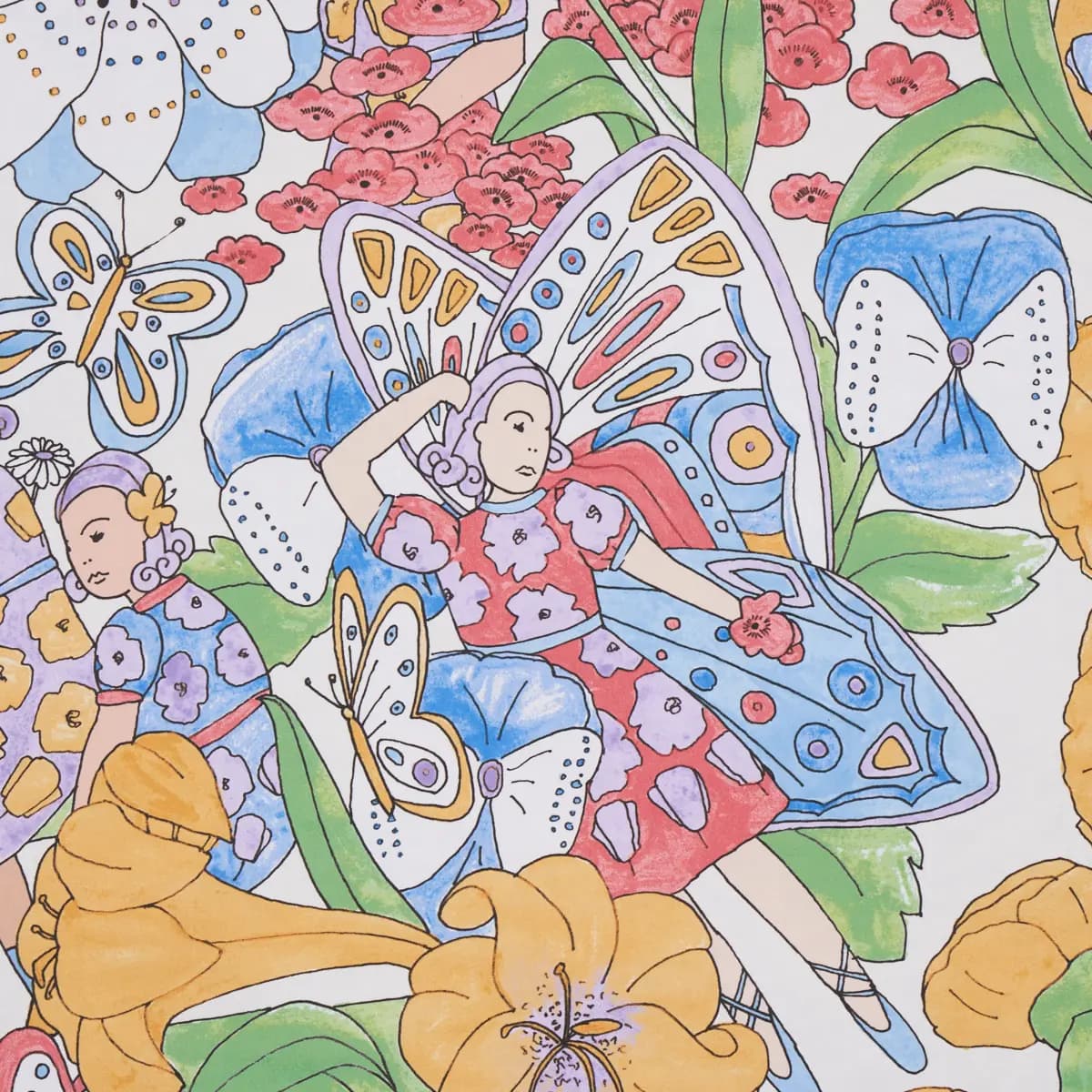 FAIRIE GARDEN_ YELLOW AND IVORY