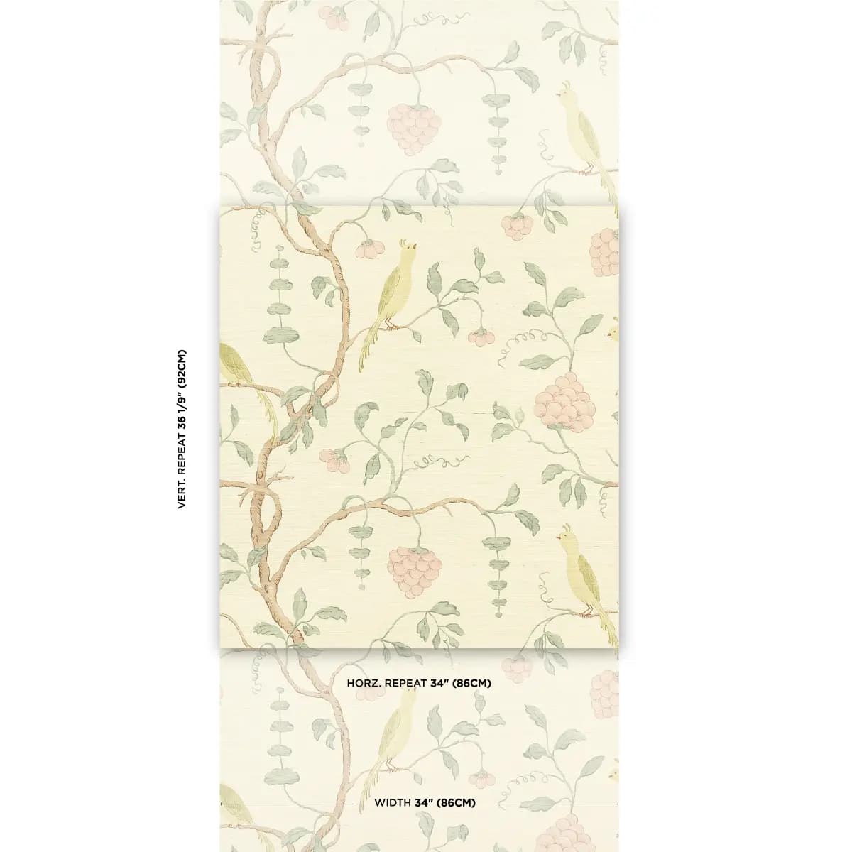 WISTERIA SISAL_ TEAL & SOFT PINK