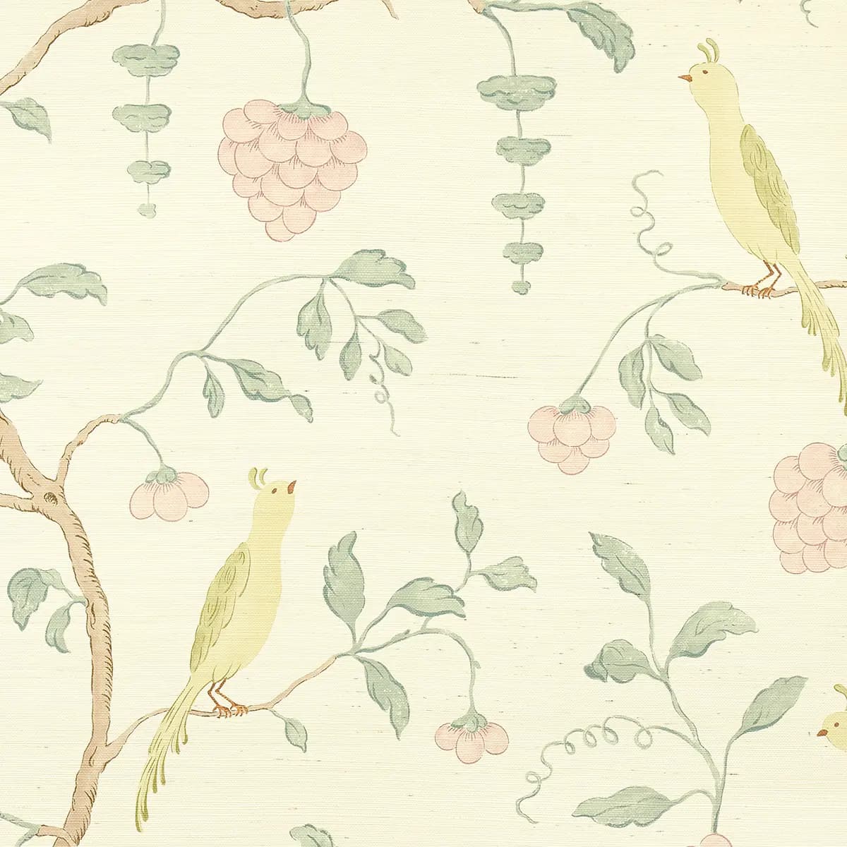 WISTERIA SISAL_ TEAL & SOFT PINK
