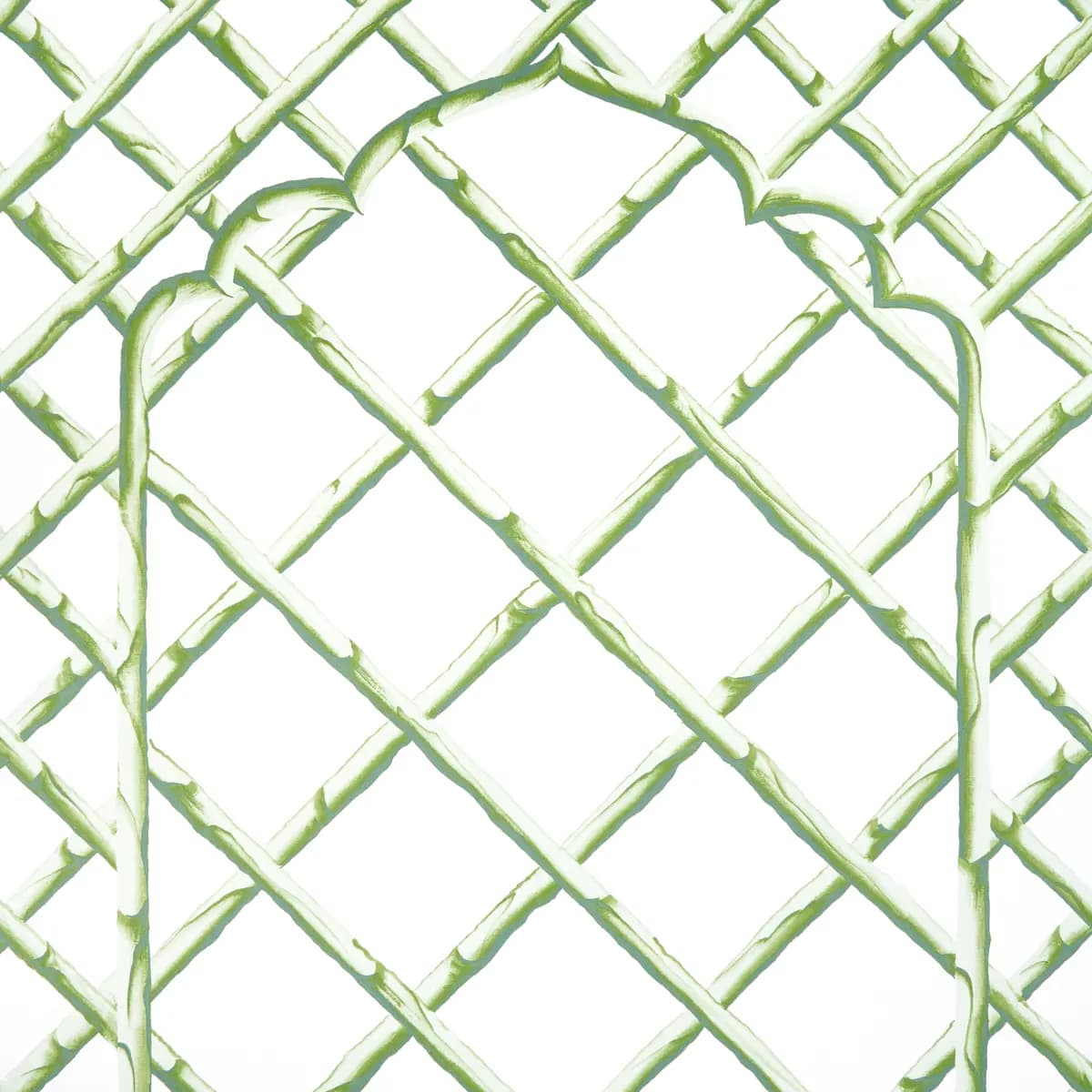 BAMBOO TRELLIS PANEL B_ GREEN