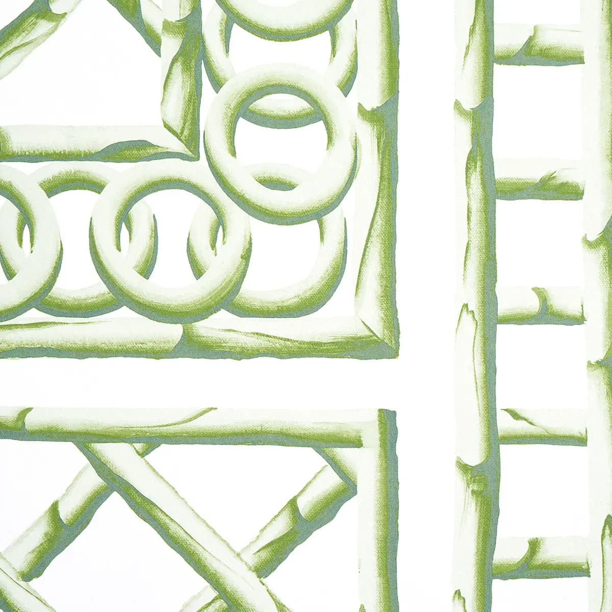 BAMBOO TRELLIS PANEL B_ GREEN