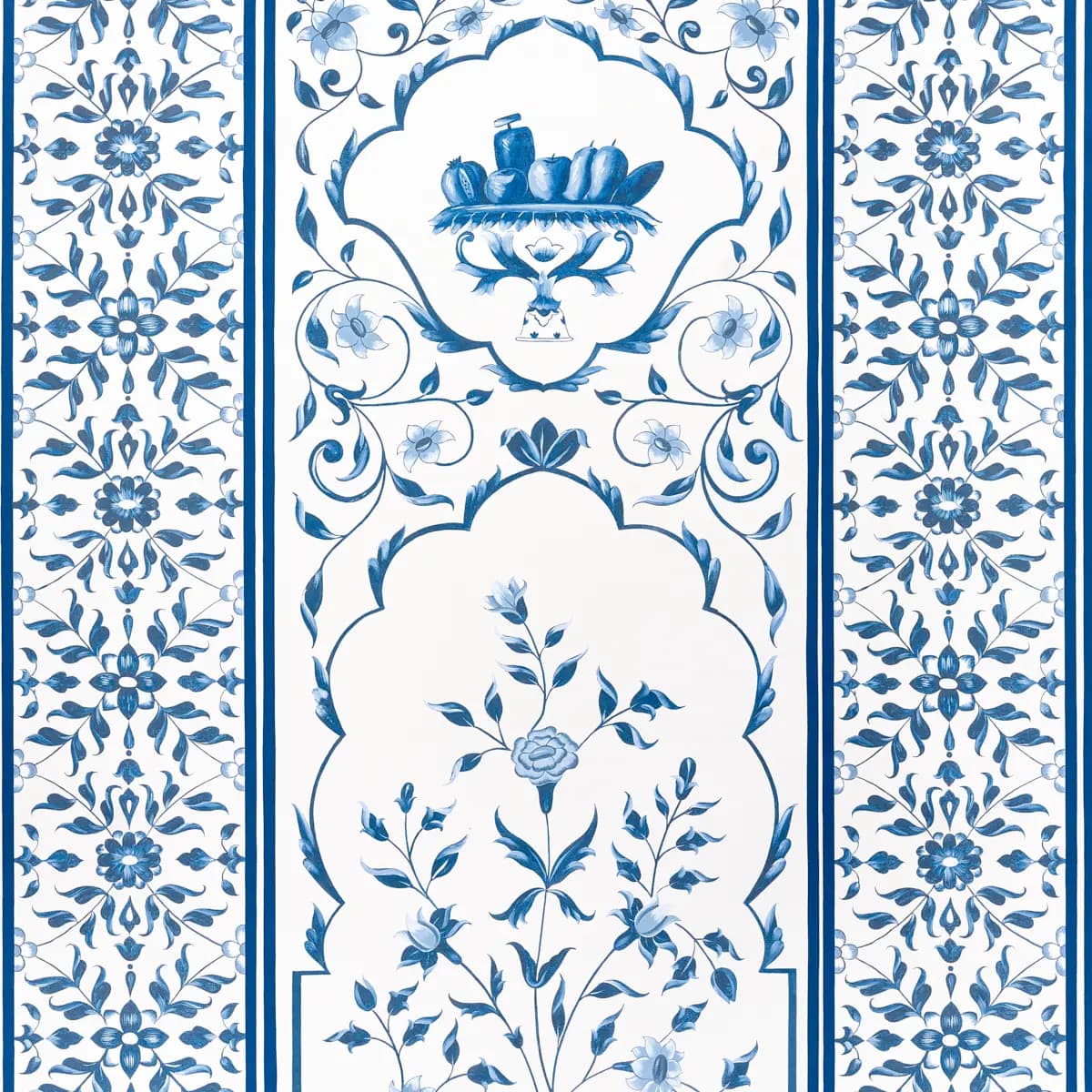MUGHAL GARDEN PANEL B_ BLUE