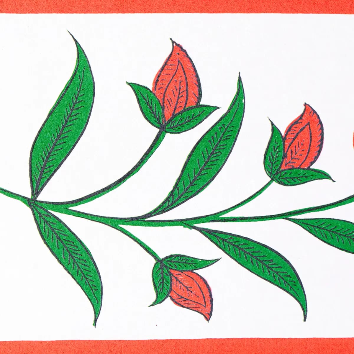 ROYAL POPPY PANEL A_ RED