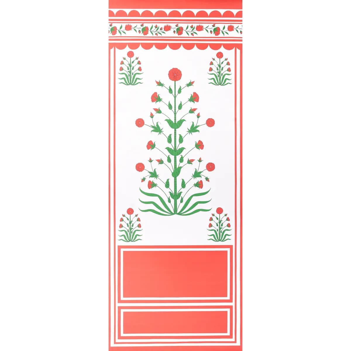 ROYAL POPPY PANEL A_ RED