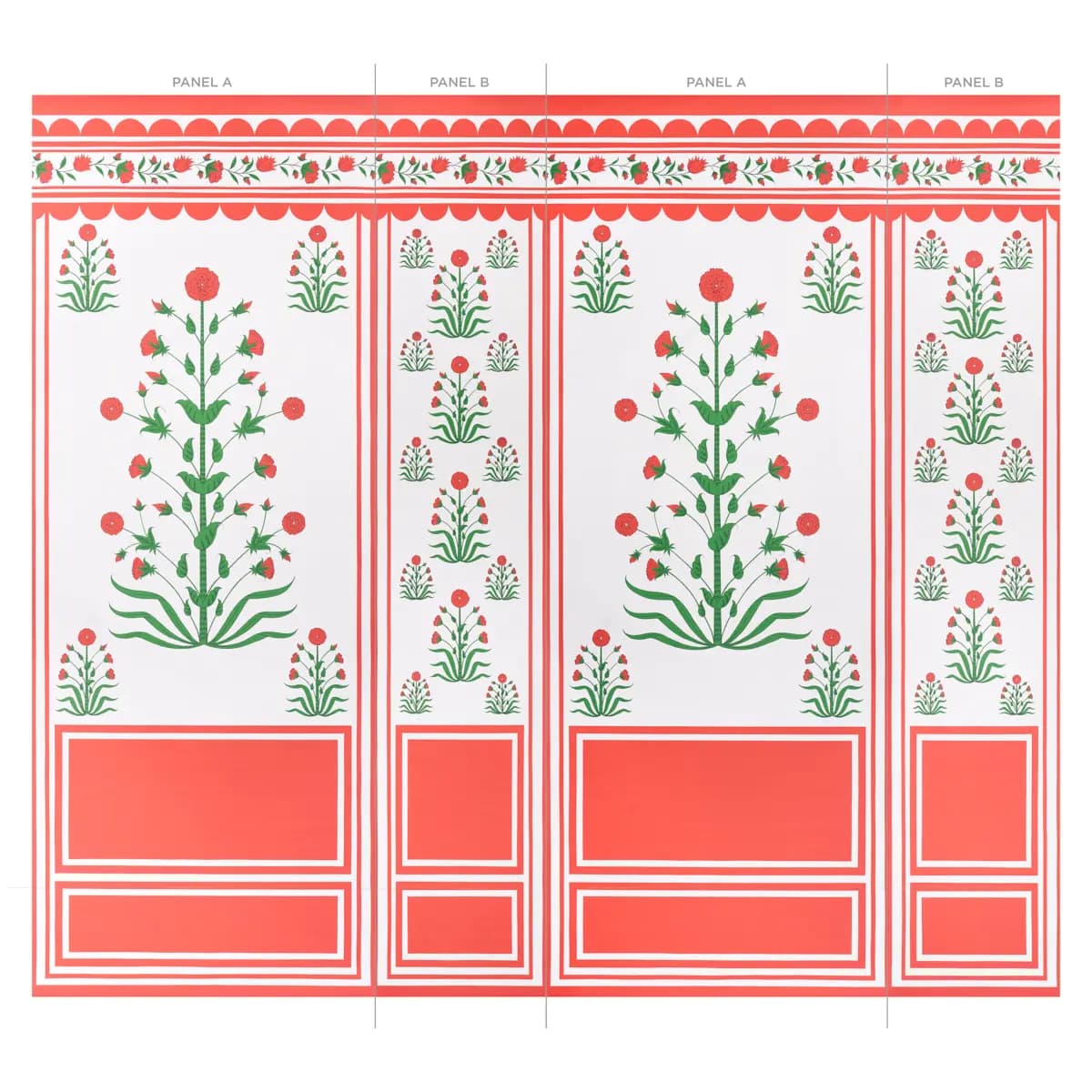 ROYAL POPPY PANEL B_ RED