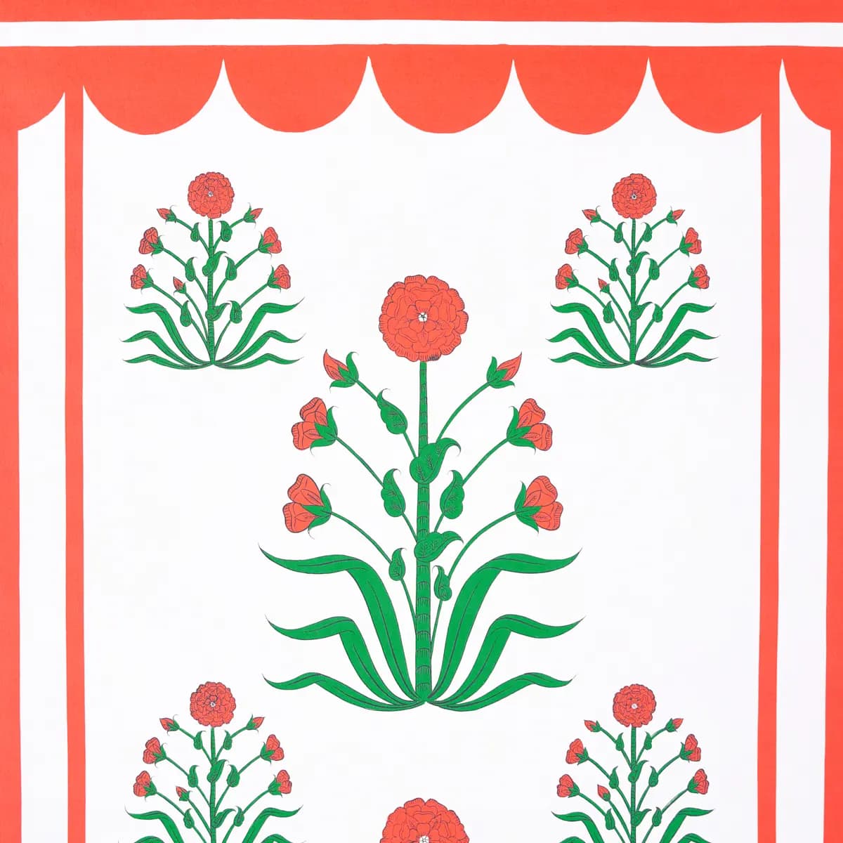 ROYAL POPPY PANEL B_ RED