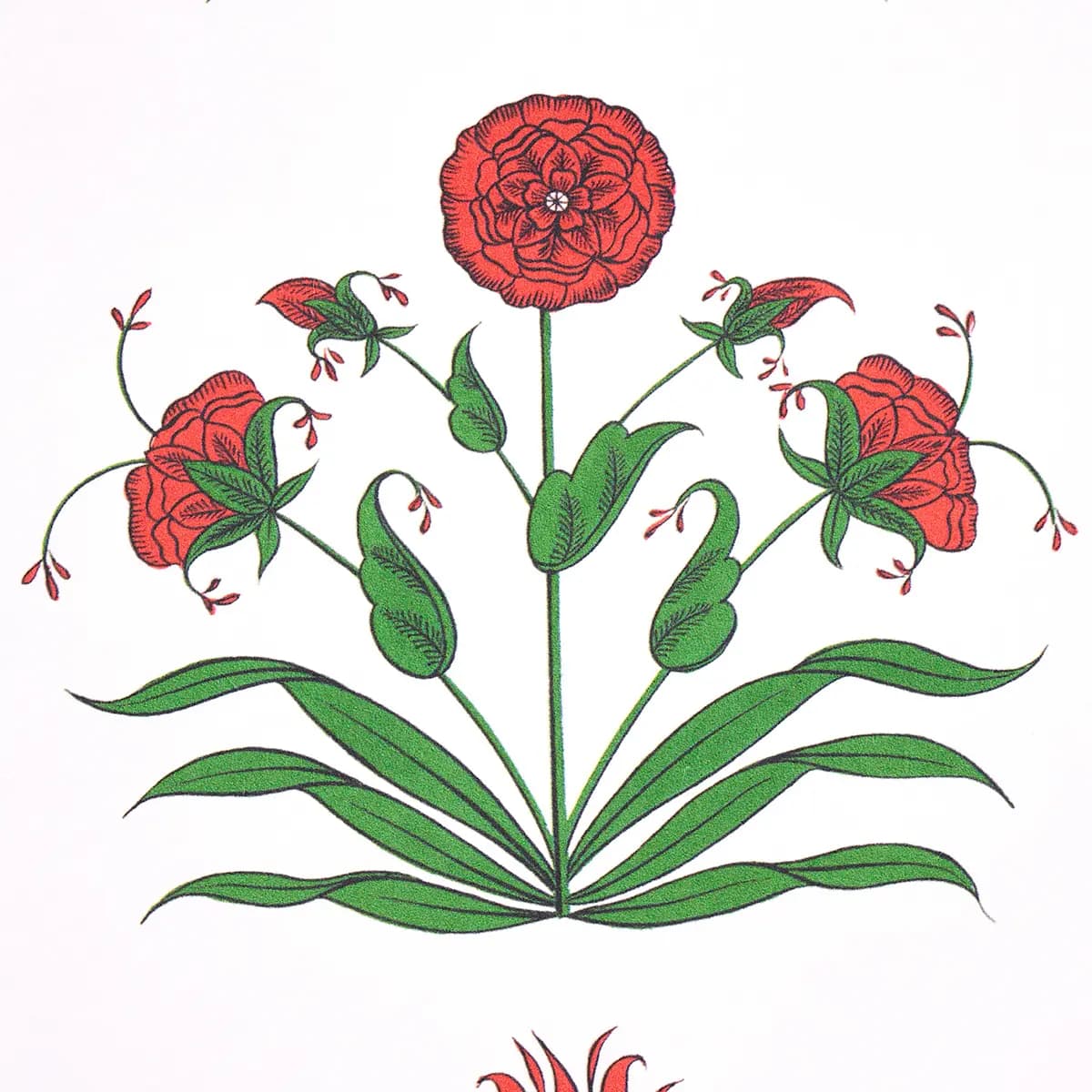 POPPY STRIPES_ RED
