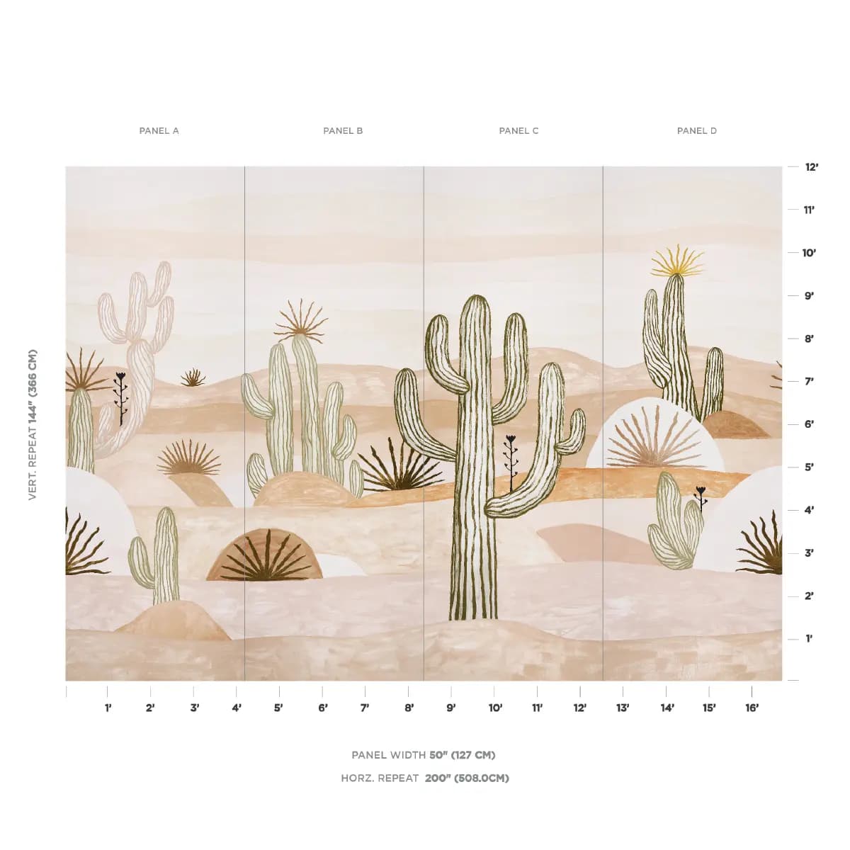 DESERT SCAPE PANEL SET_ MOJAVE