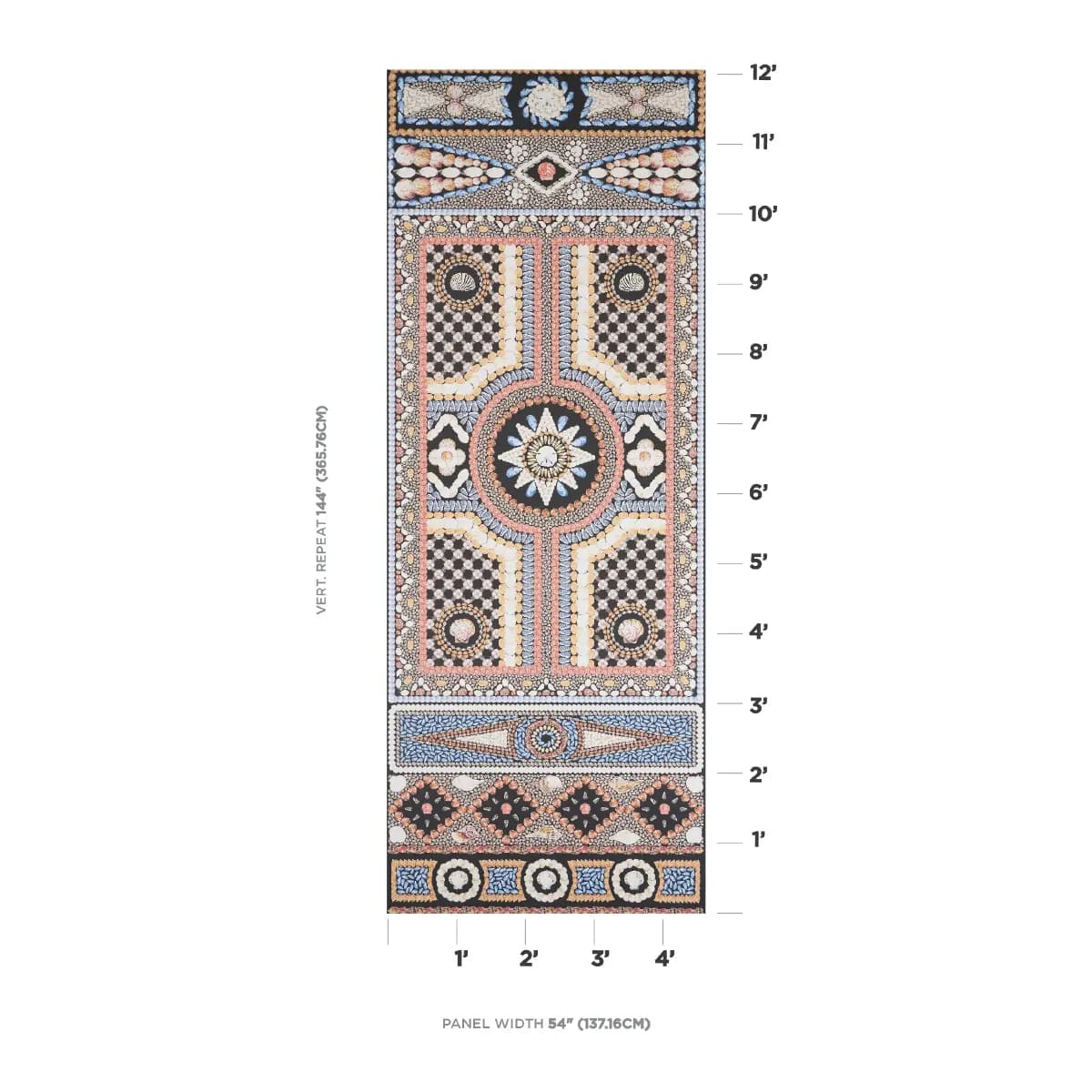 SHELL GROTTO PANEL A_ ONYX MULTI