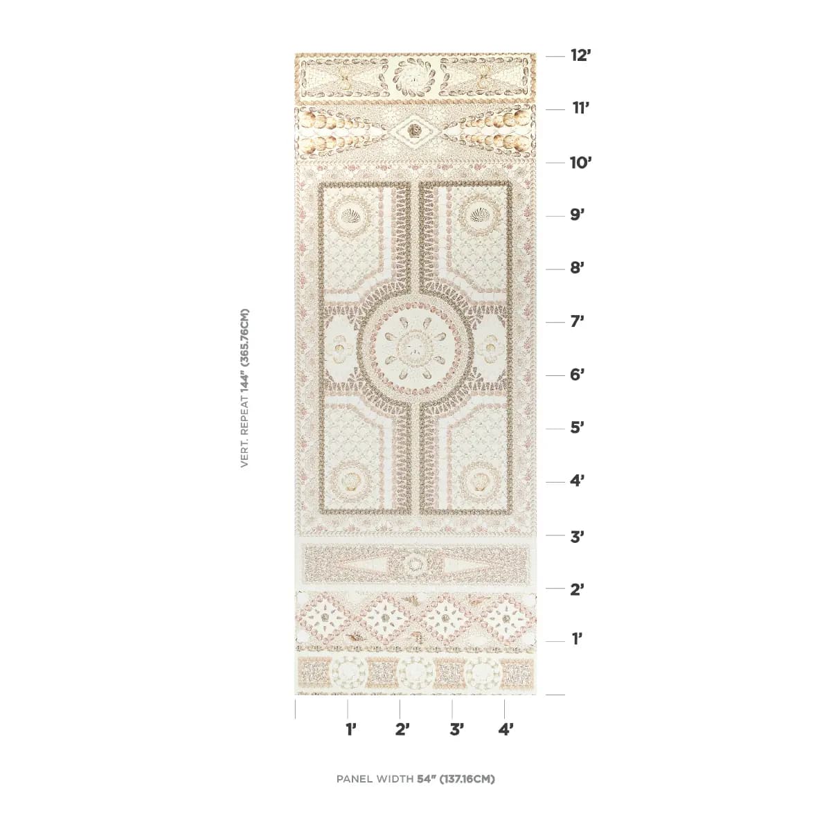 SHELL GROTTO PANEL A_ SAND