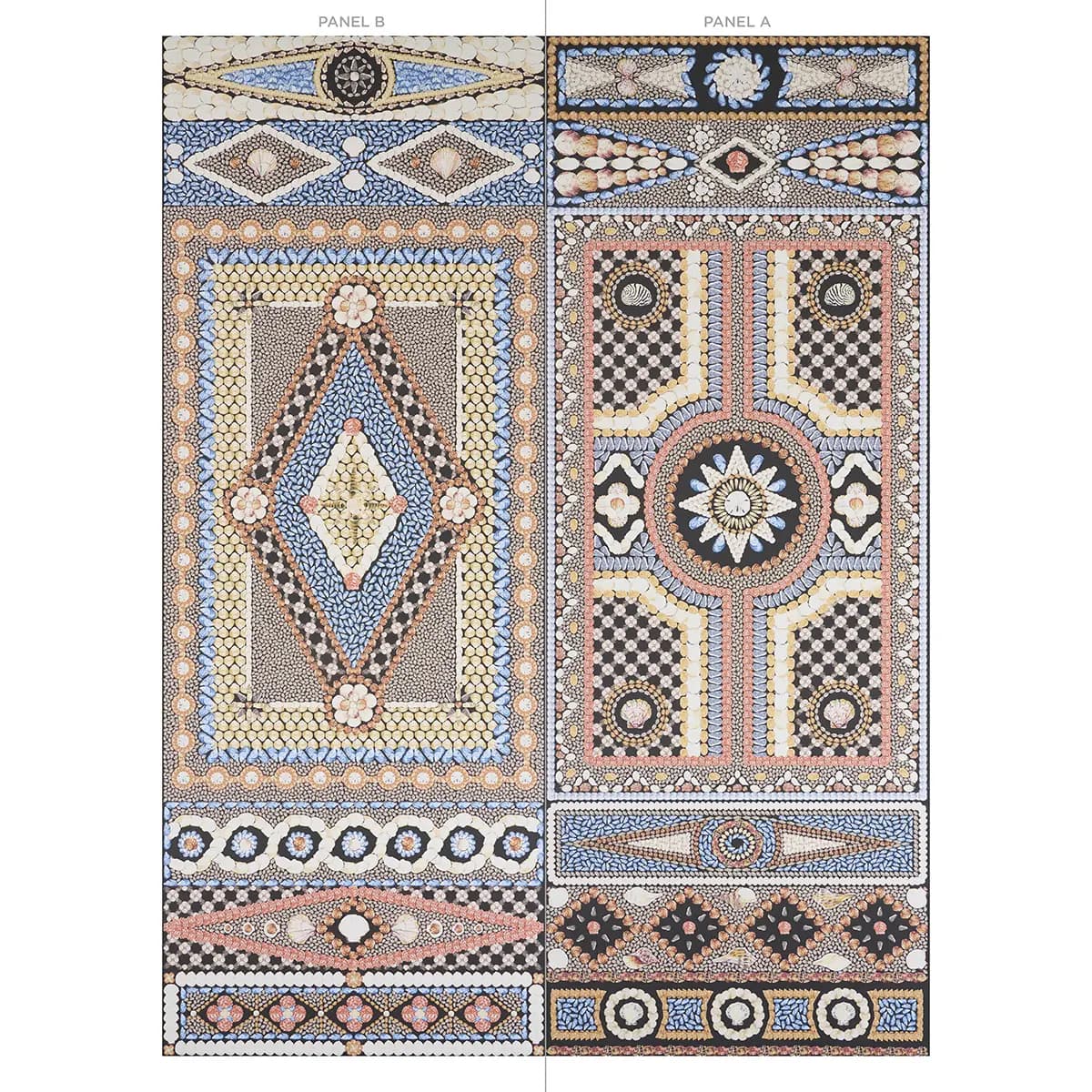 SHELL GROTTO PANEL B_ ONYX MULTI