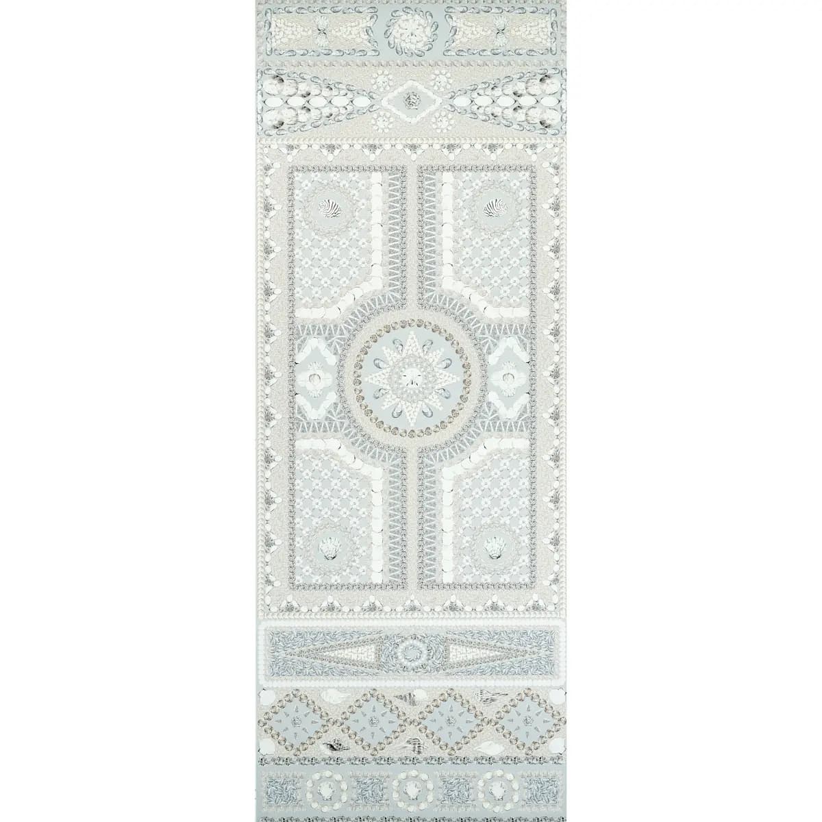 SHELL GROTTO PANEL A_ SEAFOAM