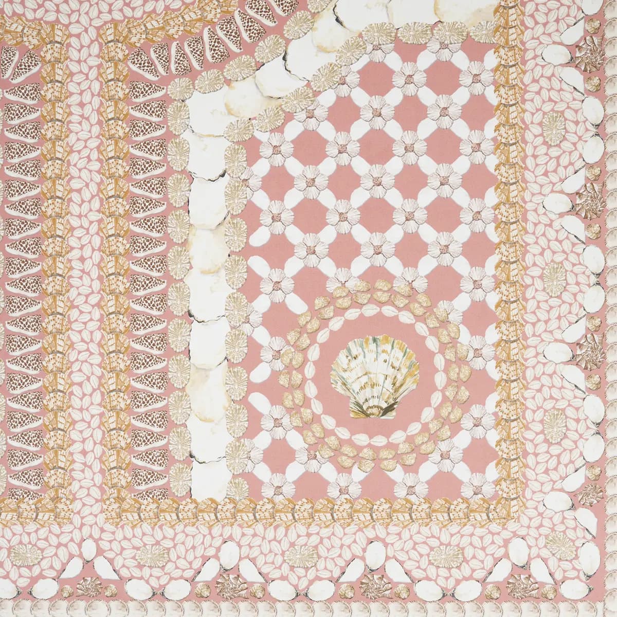 SHELL GROTTO PANEL A_ CORAL