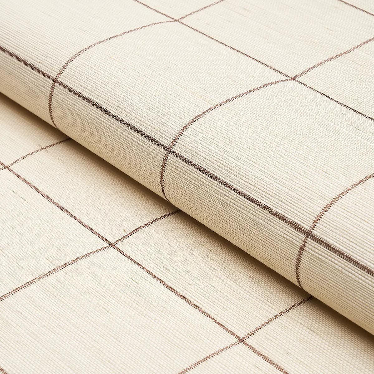 WINDOWPANE EMBROIDERED SISAL_ JAVA