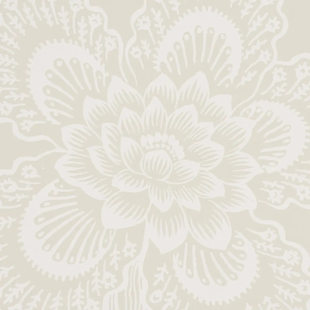 HOTHOUSE FLOWERS SILHOUETTE_ CREAM