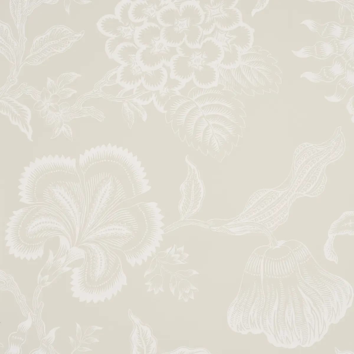 HOTHOUSE FLOWERS SILHOUETTE_ CREAM
