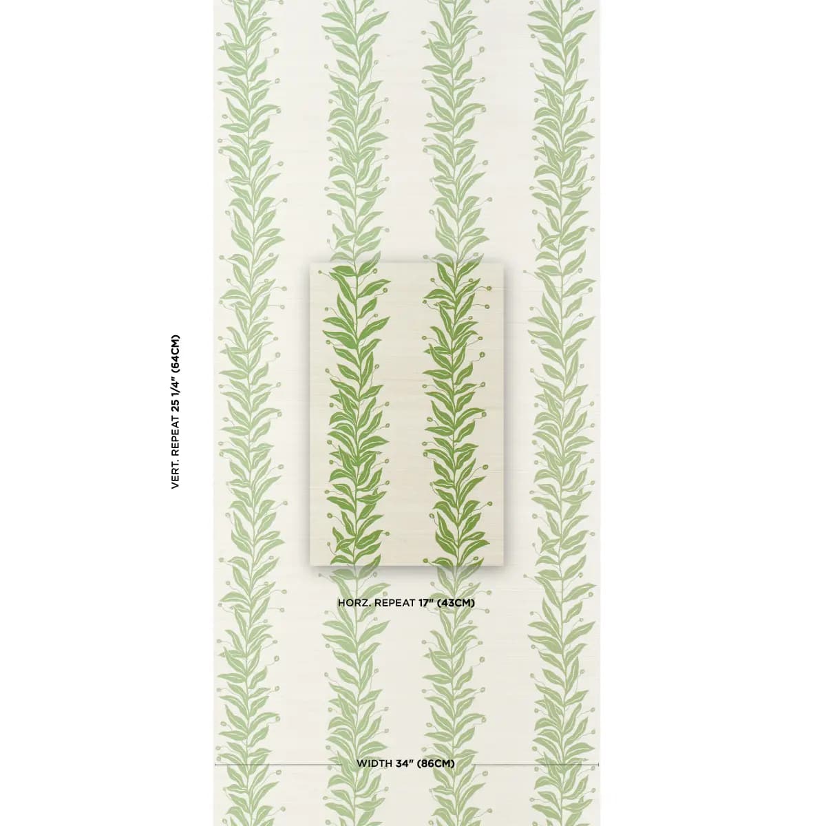 TENDRIL STRIPE SISAL_ OLIVE