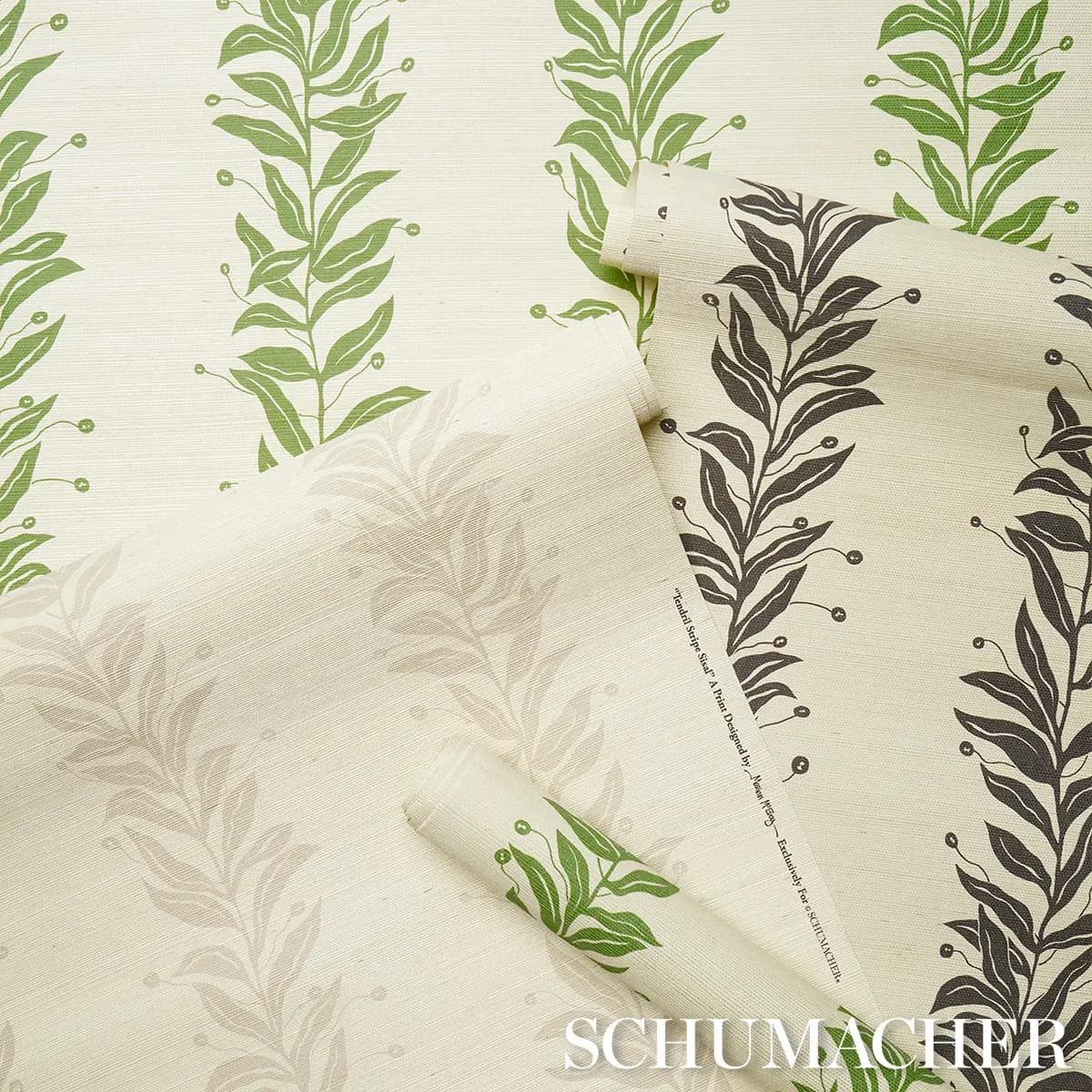 TENDRIL STRIPE SISAL_ OLIVE