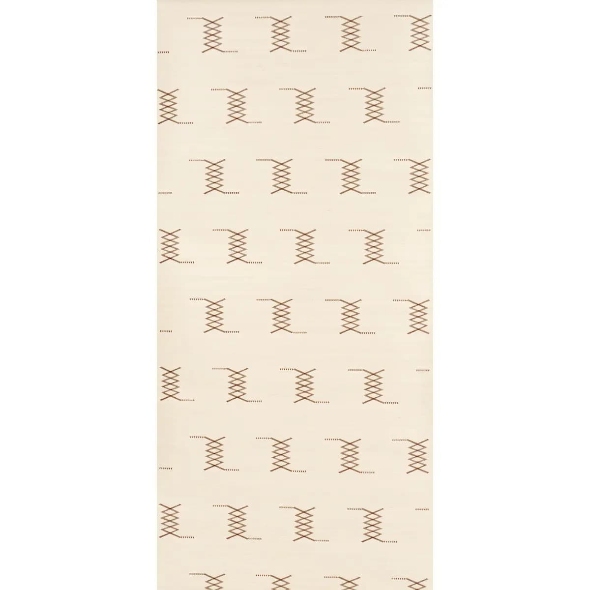Kin Sisal Embroidery_ HAZEL ON IVORY
