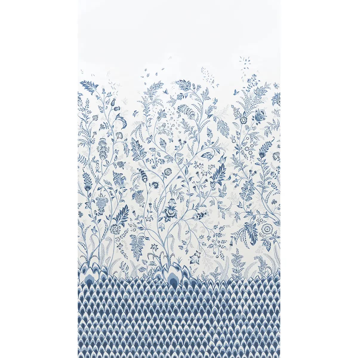 CHINOISERIE GRANDE PANEL SET_ INDIGO