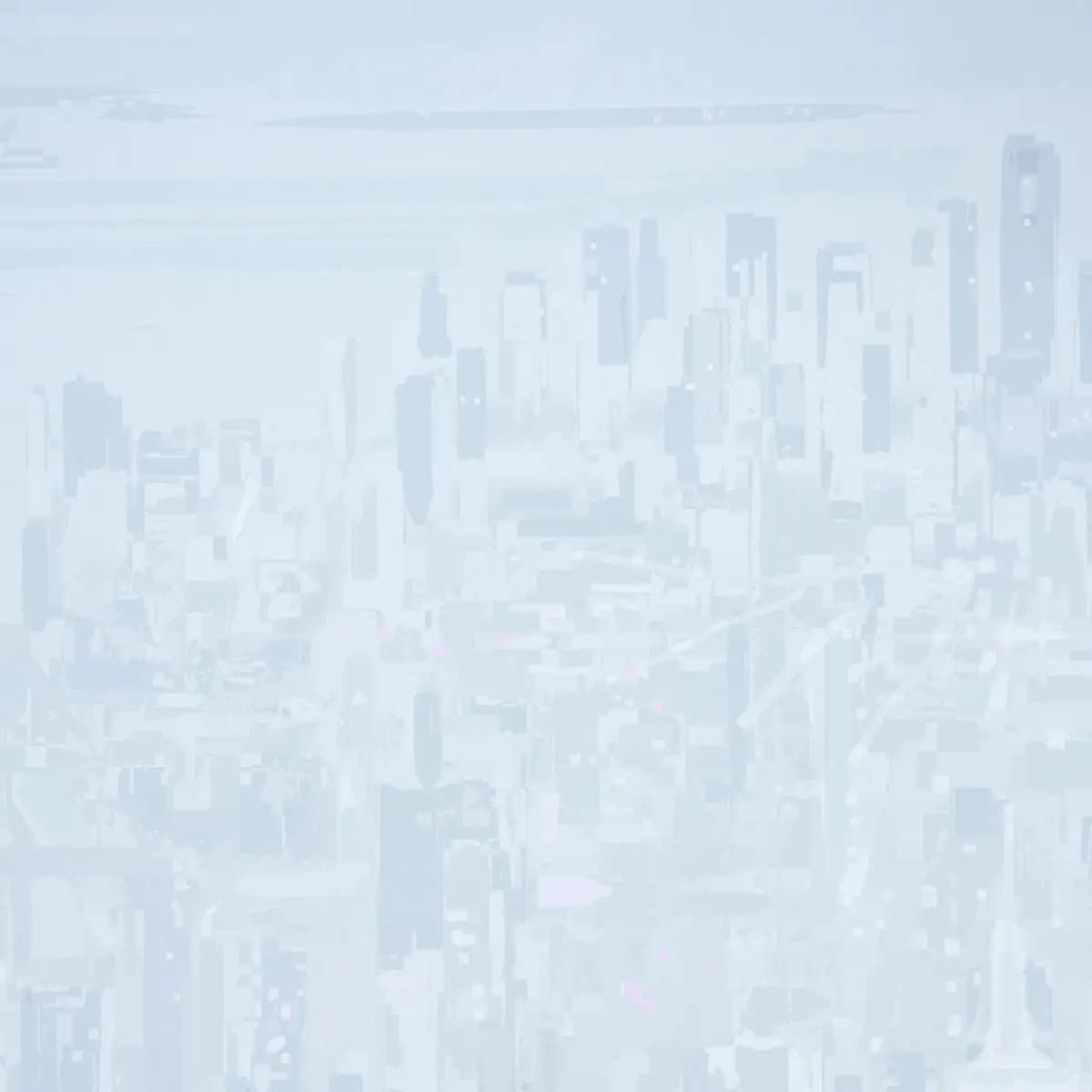 Pascal Campion's New York Skyline_ BLUE
