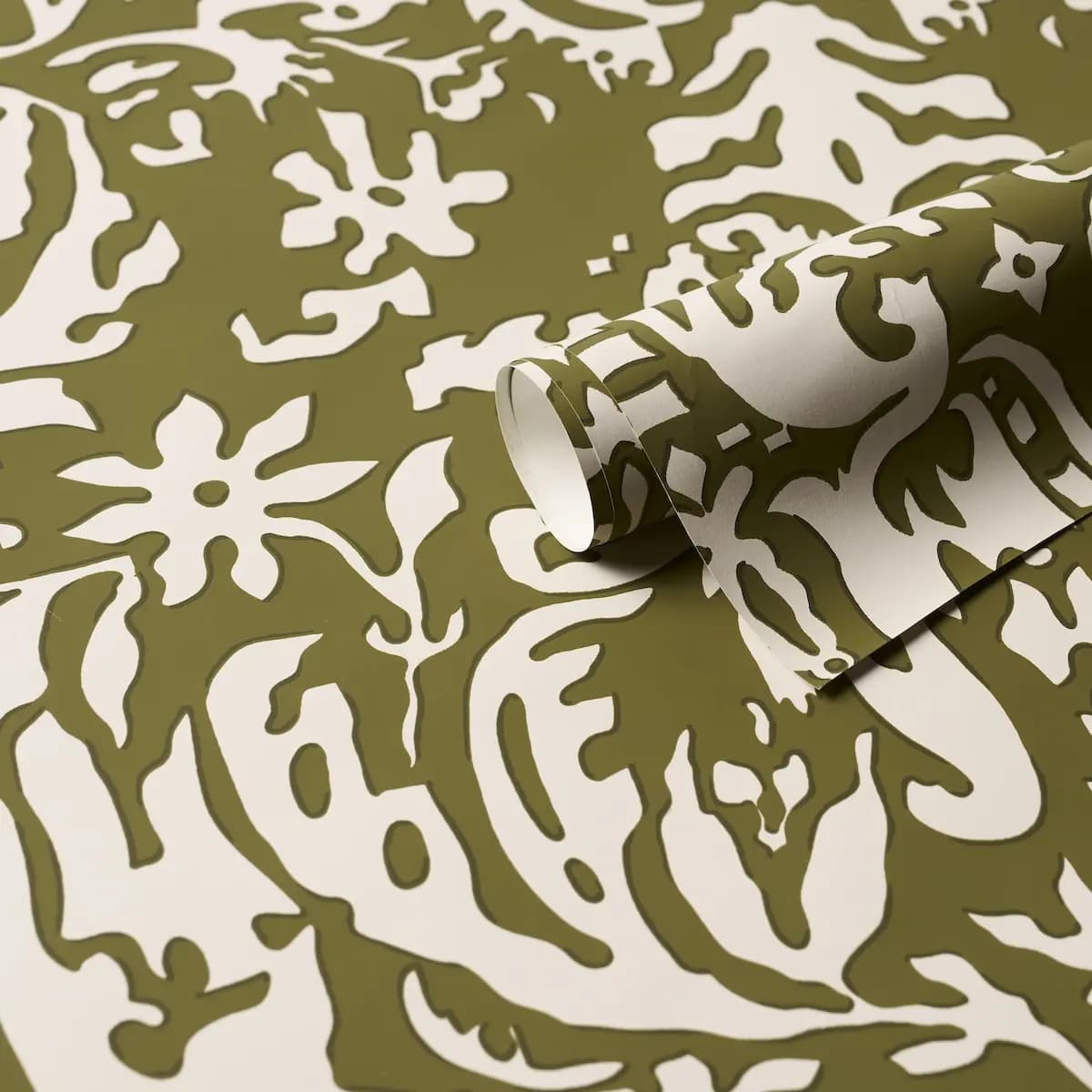 SUFFOLK DAMASK_ OLIVE