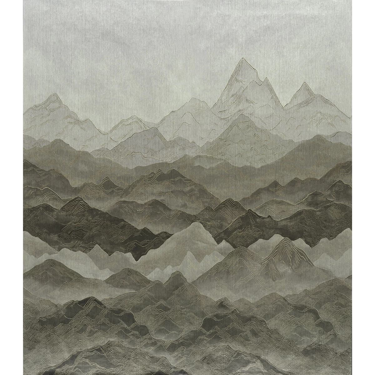 Atmospheric Landscape Panel Set_ MISTY MOUNTAINS