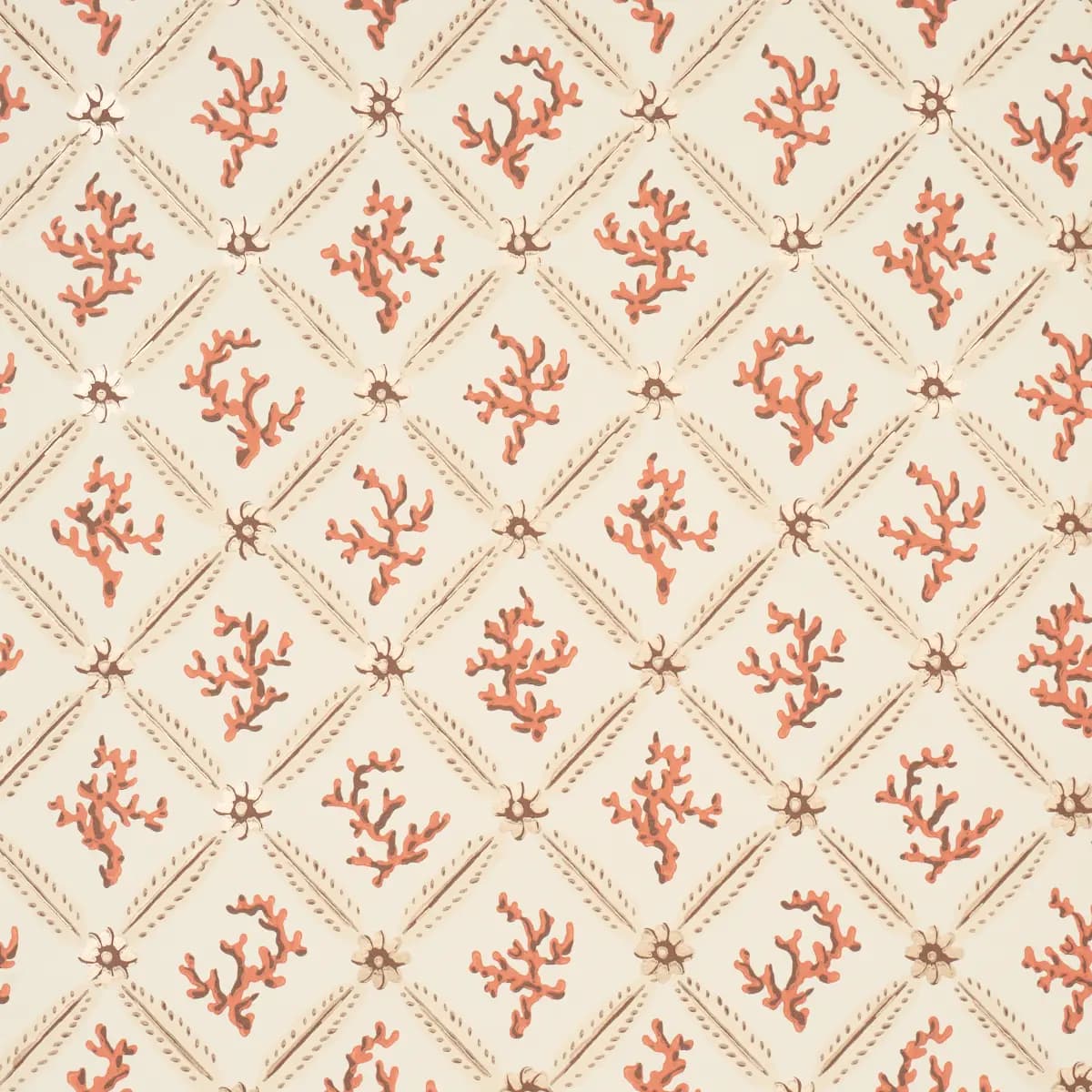 Corail Leaf Trellis_ CORAL