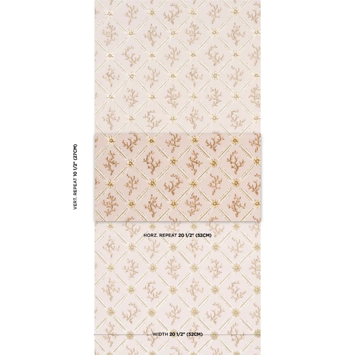 Corail Leaf Trellis_ BLUSH
